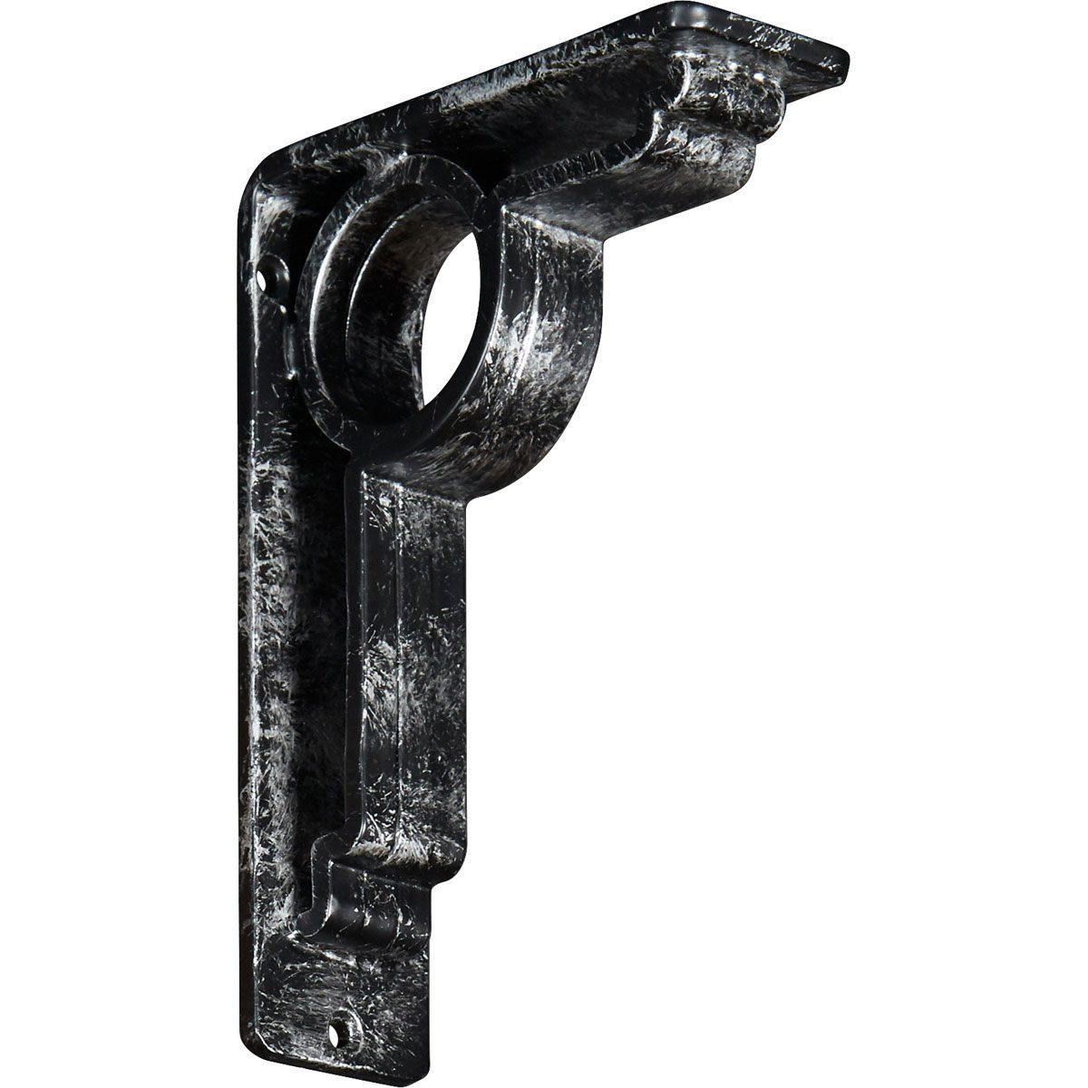 1 1/2"W X 7 1/2"D X 10"H Maria Wrought Iron , (Single Center Brace), Antiqued Brass Furniture > Cabinets & Storage > Ironing Centers Ekena Millwork 2"W x 5 1/2"D x 8"H Antiqued Silver