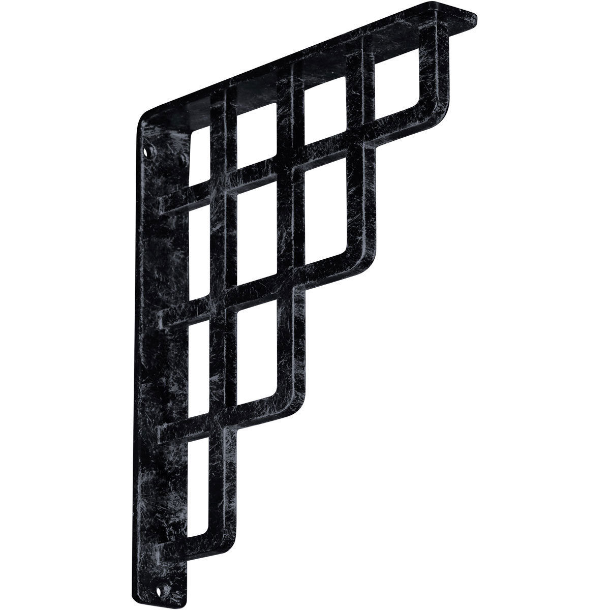 1 1/2"W X 12"D X 15"H Diane Wrought Iron , (Single Center Brace), Antiqued Copper Furniture > Cabinets & Storage > Ironing Centers Ekena Millwork 1 1/2"W x 10"D x 12"H Antiqued Pewter