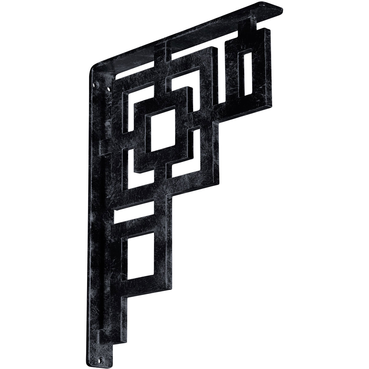 1 1/2"W X 12"D X 15"H Eris Wrought Iron , (Single Center Brace), Antiqued Bronze Furniture > Cabinets & Storage > Ironing Centers Ekena Millwork 1 1/2"W x 12"D x 15"H Antiqued Pewter