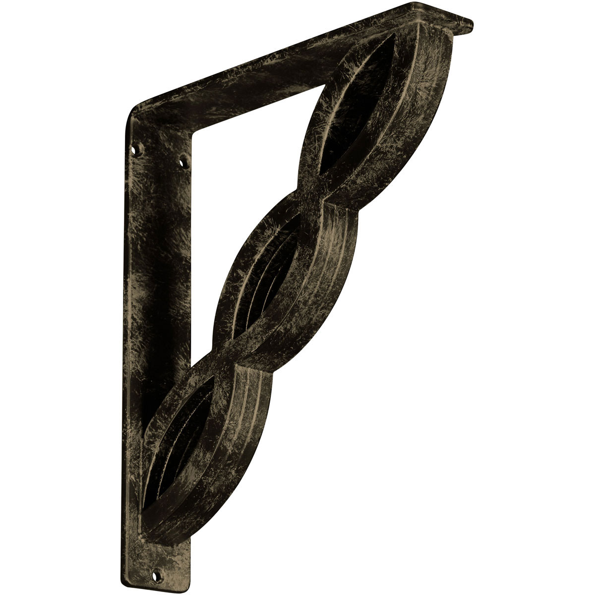 1 1/2"W X 10"D X 12"H Loera Wrought Iron , (Single Center Brace), Antiqued Brass Furniture > Cabinets & Storage > Ironing Centers Ekena Millwork 2" W x 10" D x 12" H Antiqued Pale Gold