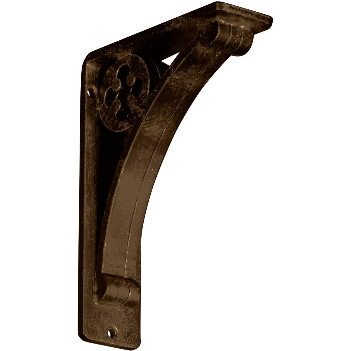 1 1/2"W X 12"D X 15"H Crawley Wrought Iron , (Single Center Brace), Antiqued Copper Furniture > Cabinets & Storage > Ironing Centers Ekena Millwork 2"W x 5 1/2"D x 8"H Antiqued Brass