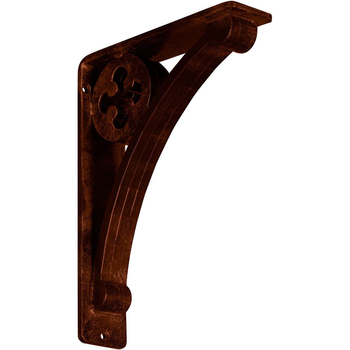 1 1/2"W X 12"D X 15"H Crawley Wrought Iron , (Single Center Brace), Antiqued Copper Furniture > Cabinets & Storage > Ironing Centers Ekena Millwork 2"W x 7 1/2"D x 10"H Antiqued Copper