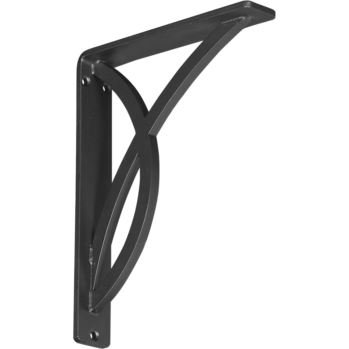 1 1/2"W X 10"D X 12"H Miller Wrought Iron , (Single Center Brace), Antiqued Pale Gold Furniture > Cabinets & Storage > Ironing Centers Ekena Millwork 1 1/2"W x 7 1/2"D x 10"H Antiqued Brass