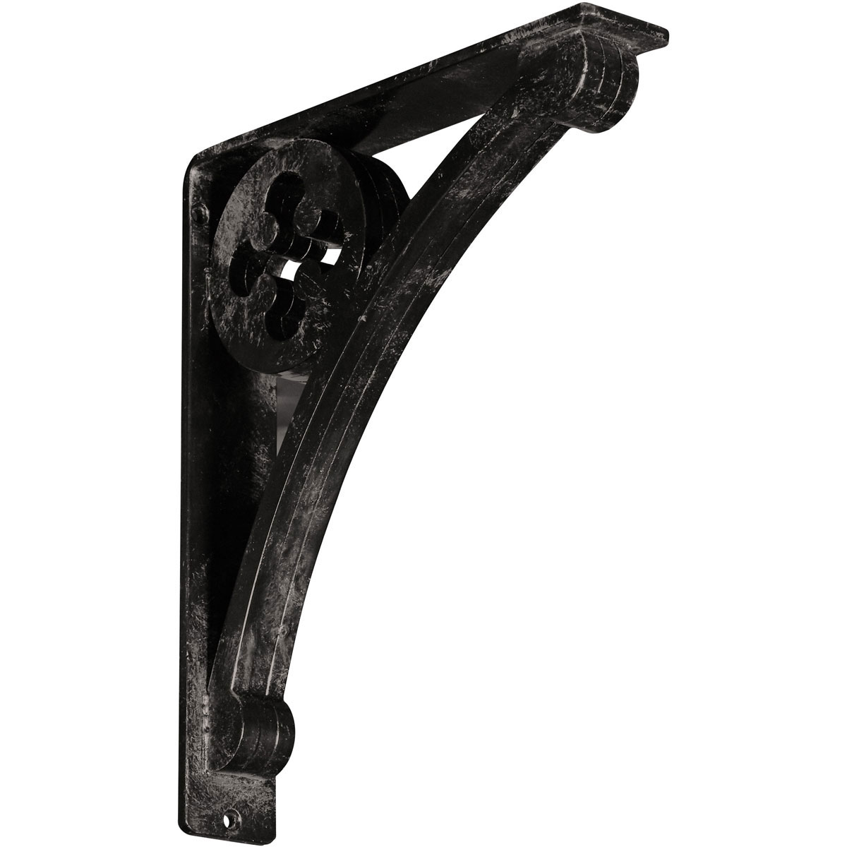 1 1/2"W X 12"D X 15"H Crawley Wrought Iron , (Single Center Brace), Antiqued Copper Furniture > Cabinets & Storage > Ironing Centers Ekena Millwork 2" W x 10" D x 12" H Antiqued Warm Silver