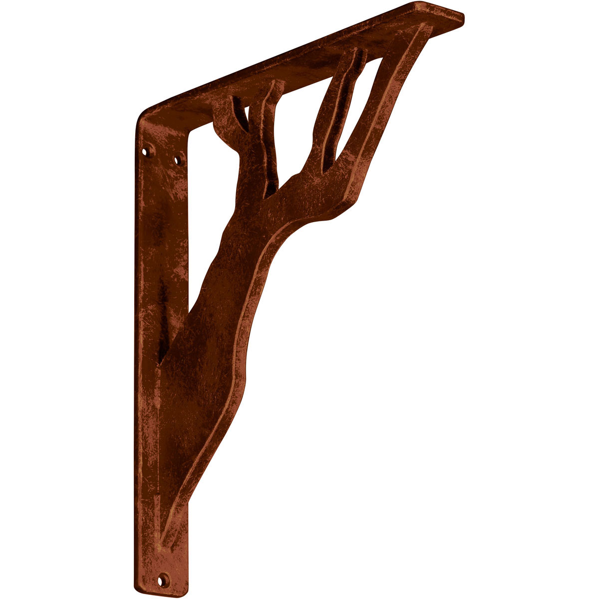 1 1/2"W X 12"D X 15"H Damon Wrought Iron , (Single Center Brace), Antiqued Copper Furniture > Cabinets & Storage > Ironing Centers Ekena Millwork 1 1/2"W x 10"D x 12"H Antiqued Copper