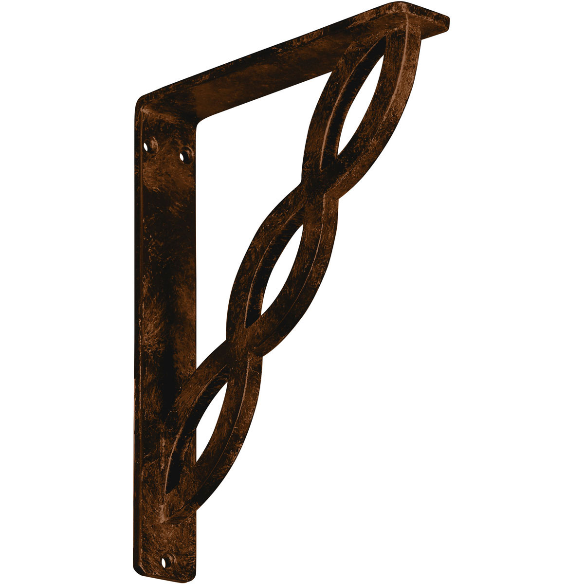 1 1/2"W X 10"D X 12"H Loera Wrought Iron , (Single Center Brace), Antiqued Brass Furniture > Cabinets & Storage > Ironing Centers Ekena Millwork 1 1/2"W x 7 1/2"D x 10"H Antiqued Bronze