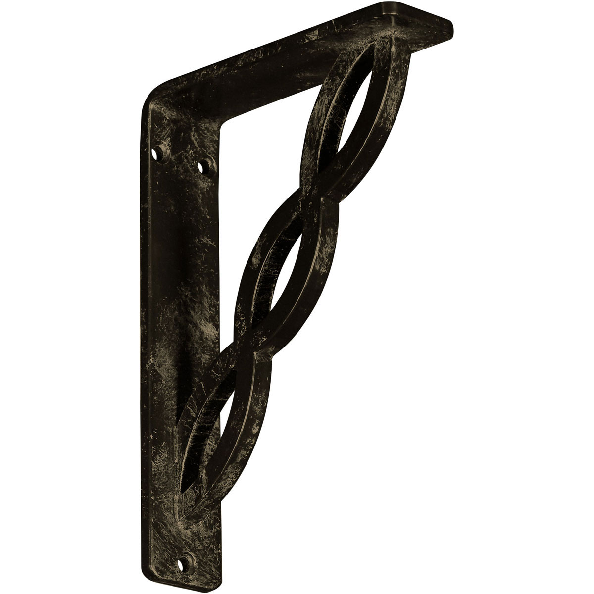 1 1/2"W X 10"D X 12"H Loera Wrought Iron , (Single Center Brace), Antiqued Brass Furniture > Cabinets & Storage > Ironing Centers Ekena Millwork 1 1/2"W x 5 1/2"D x 8"H Antiqued Pale Gold