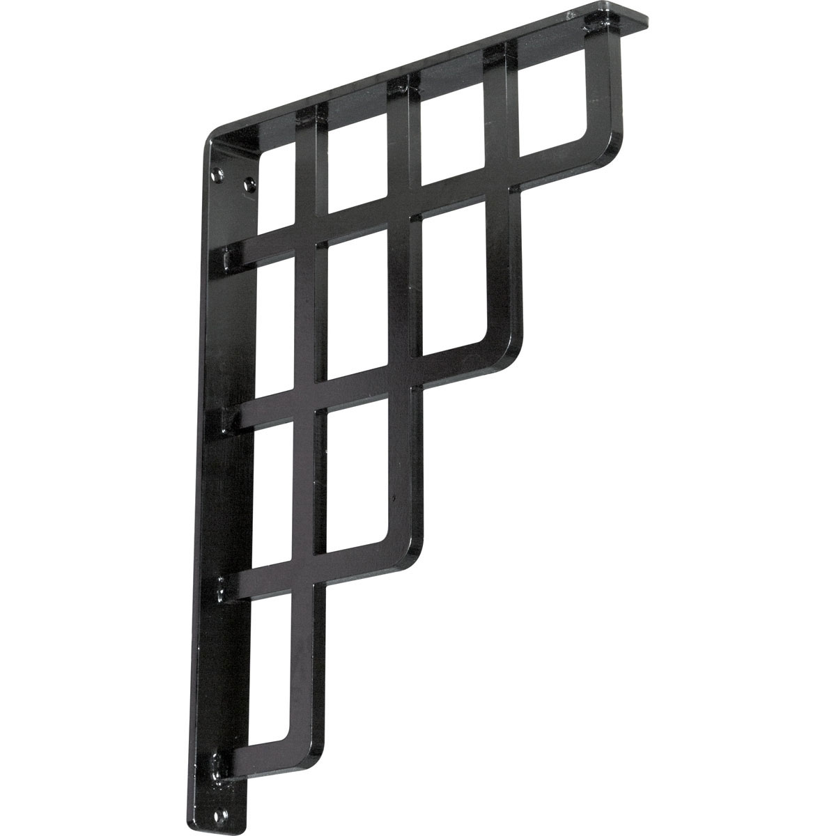 1 1/2"W X 12"D X 15"H Diane Wrought Iron , (Single Center Brace), Antiqued Copper Furniture > Cabinets & Storage > Ironing Centers Ekena Millwork 1 1/2"W x 12"D x 15"H Powder Coated Black