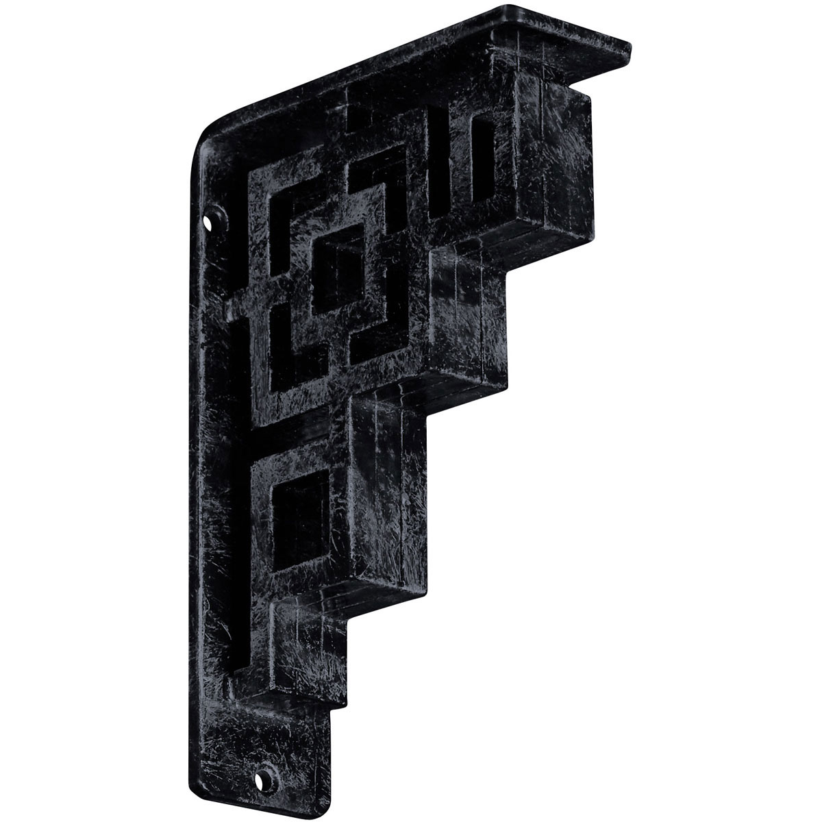 1 1/2"W X 12"D X 15"H Eris Wrought Iron , (Single Center Brace), Antiqued Bronze Furniture > Cabinets & Storage > Ironing Centers Ekena Millwork 2"W x 5 1/2"D x 8"H Antiqued Pewter