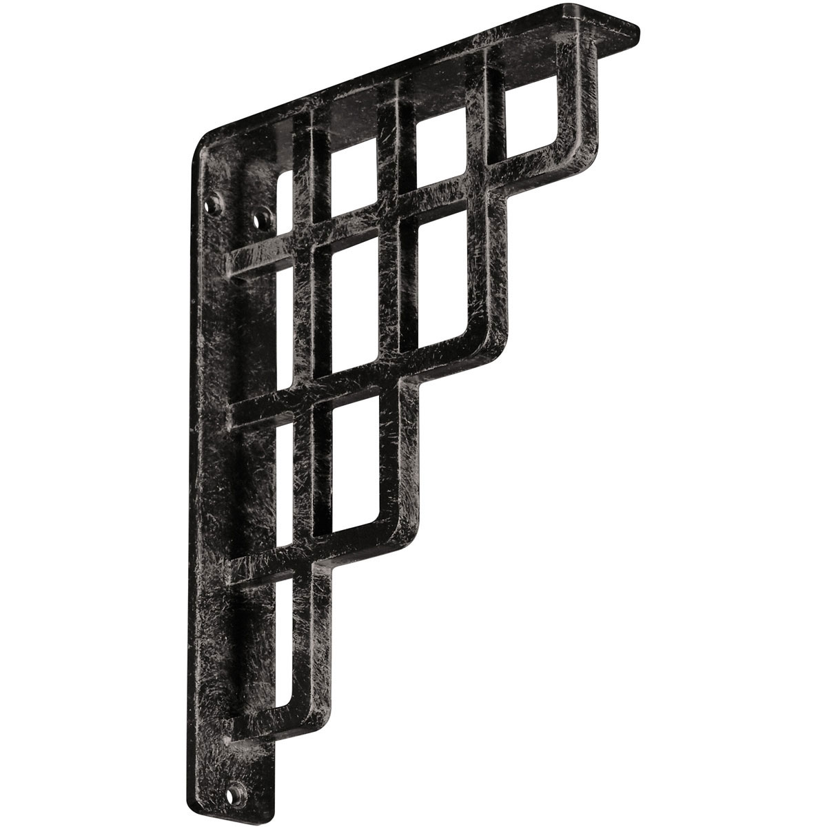 1 1/2"W X 12"D X 15"H Diane Wrought Iron , (Single Center Brace), Antiqued Copper Furniture > Cabinets & Storage > Ironing Centers Ekena Millwork 1 1/2"W x 7 1/2"D x 10"H Antiqued Warm Silver