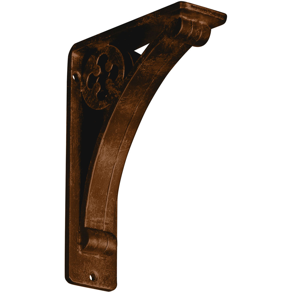 1 1/2"W X 12"D X 15"H Crawley Wrought Iron , (Single Center Brace), Antiqued Copper Furniture > Cabinets & Storage > Ironing Centers Ekena Millwork 2"W x 5 1/2"D x 8"H Antiqued Bronze