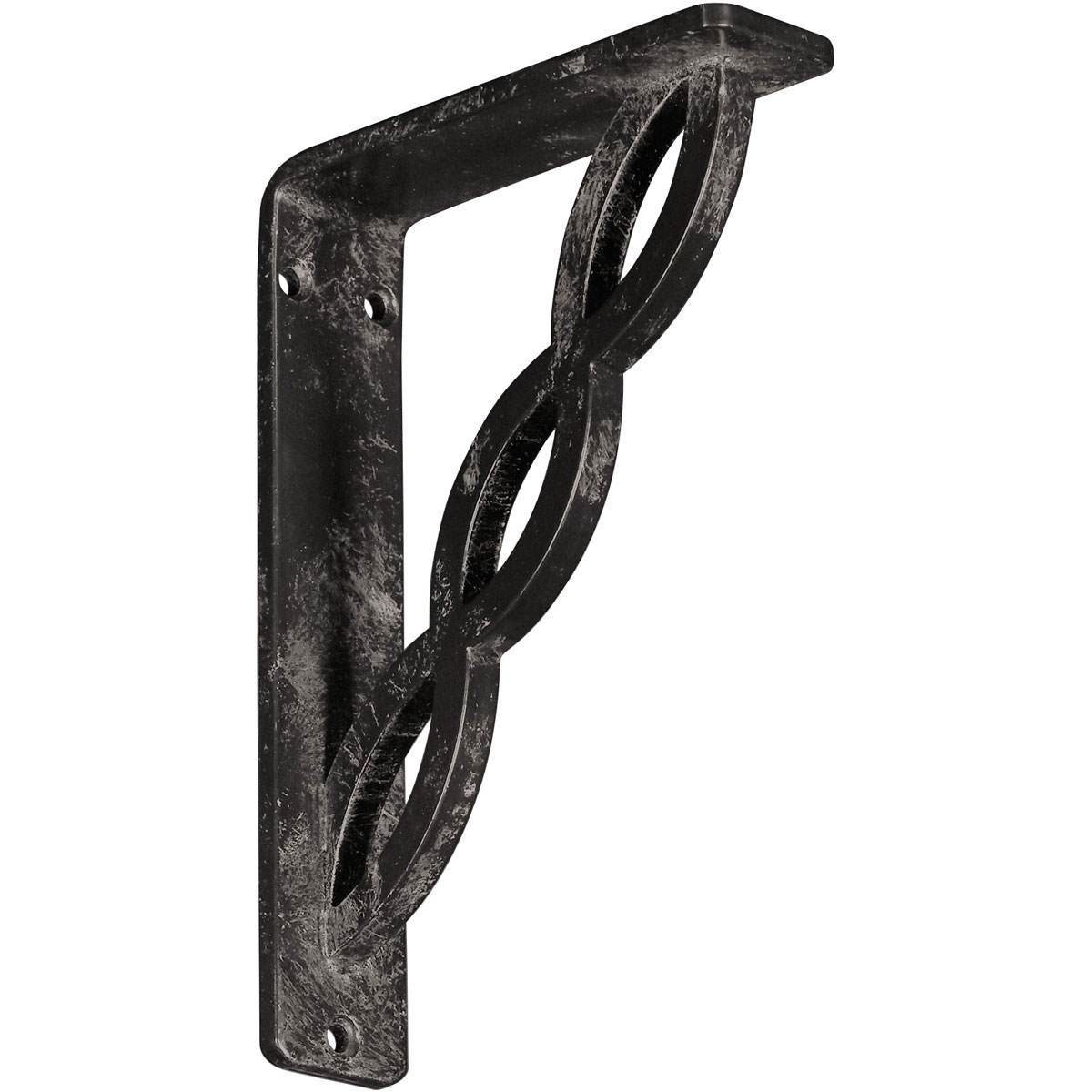 1 1/2"W X 10"D X 12"H Loera Wrought Iron , (Single Center Brace), Antiqued Brass Furniture > Cabinets & Storage > Ironing Centers Ekena Millwork 1 1/2"W x 5 1/2"D x 8"H Antiqued Warm Silver