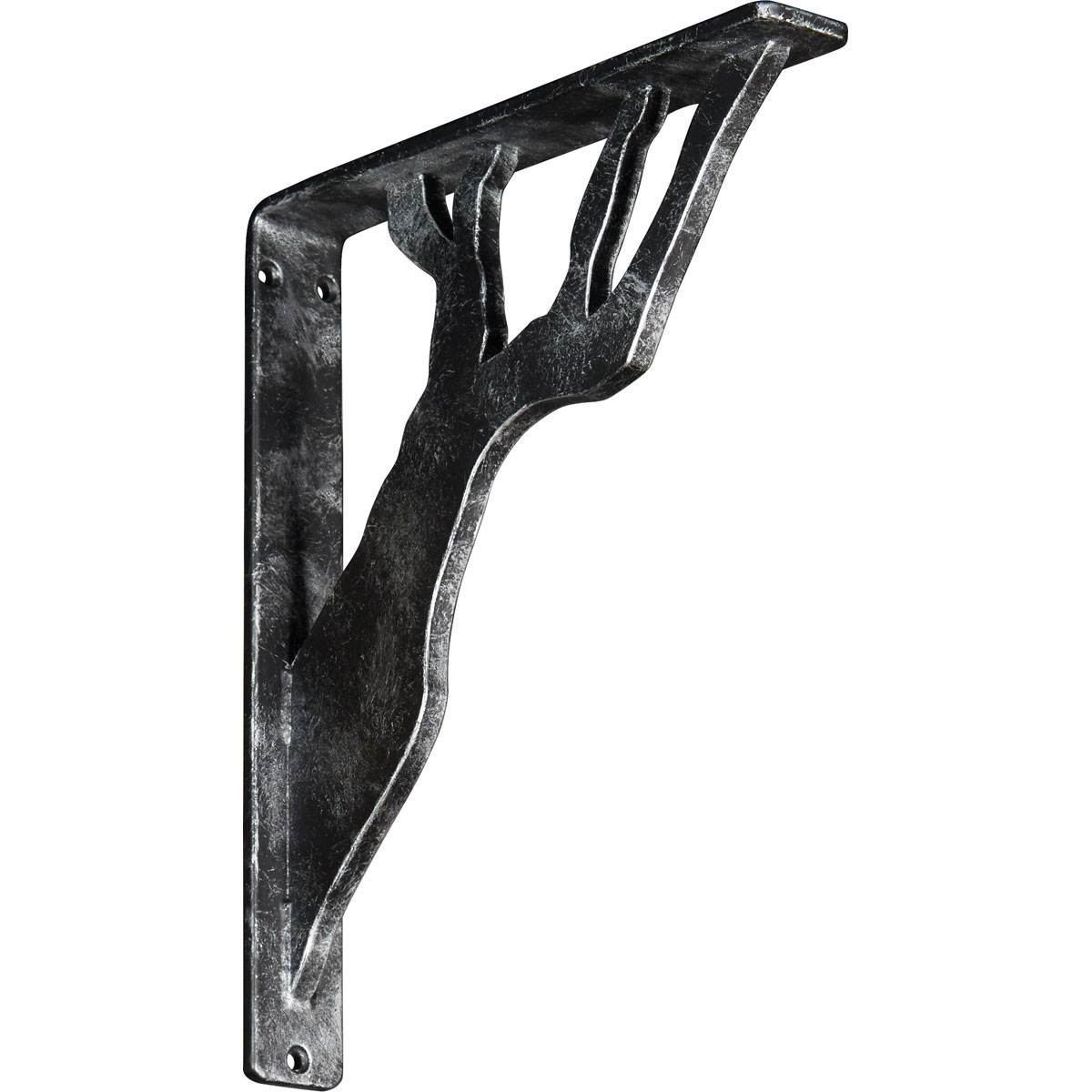 1 1/2"W X 12"D X 15"H Damon Wrought Iron , (Single Center Brace), Antiqued Copper Furniture > Cabinets & Storage > Ironing Centers Ekena Millwork 1 1/2"W x 10"D x 12"H Silver