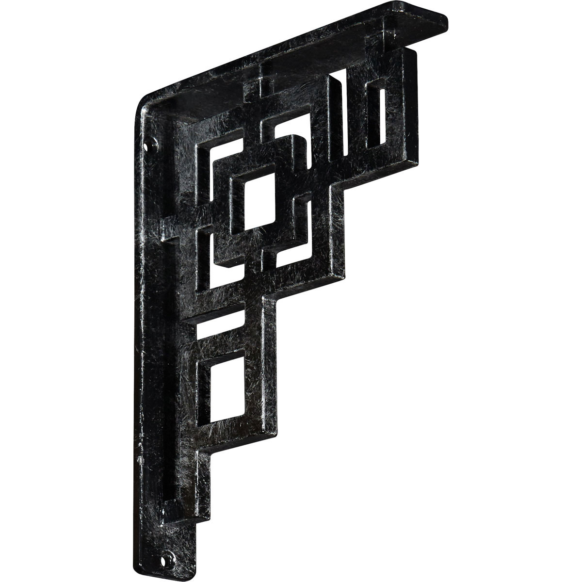 1 1/2"W X 12"D X 15"H Eris Wrought Iron , (Single Center Brace), Antiqued Bronze Furniture > Cabinets & Storage > Ironing Centers Ekena Millwork 1 1/2"W x 7 1/2"D x 10"H Antiqued Silver
