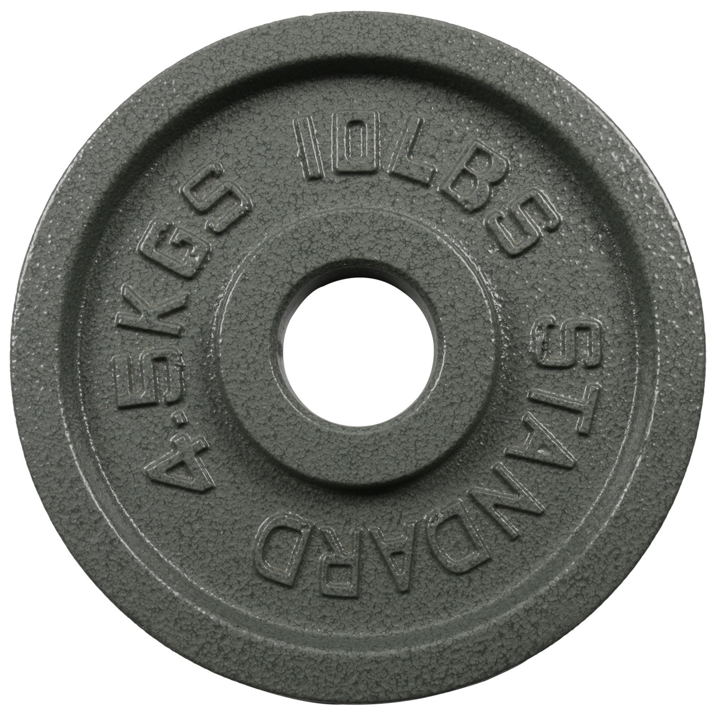 Tking Fashion Standard Cast Iron Weight Plate Set 2-Inch Center Hole for Adjustable Dumbbell, Standard Barbell - Perfect for Strength Training Plates Exercise Balance (1 Pair Total 20LB)