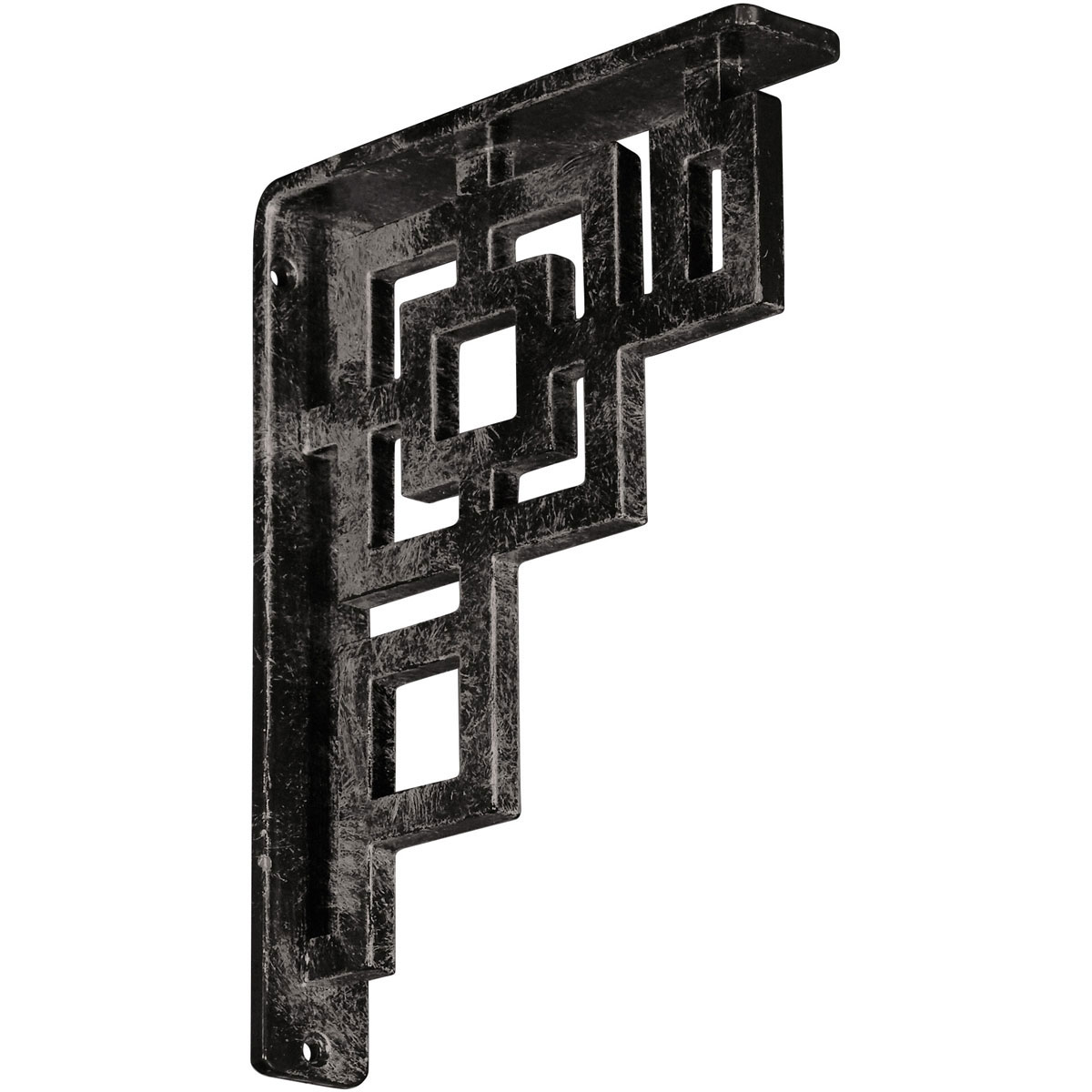 1 1/2"W X 12"D X 15"H Eris Wrought Iron , (Single Center Brace), Antiqued Bronze Furniture > Cabinets & Storage > Ironing Centers Ekena Millwork 1 1/2"W x 7 1/2"D x 10"H Antiqued Warm Silver