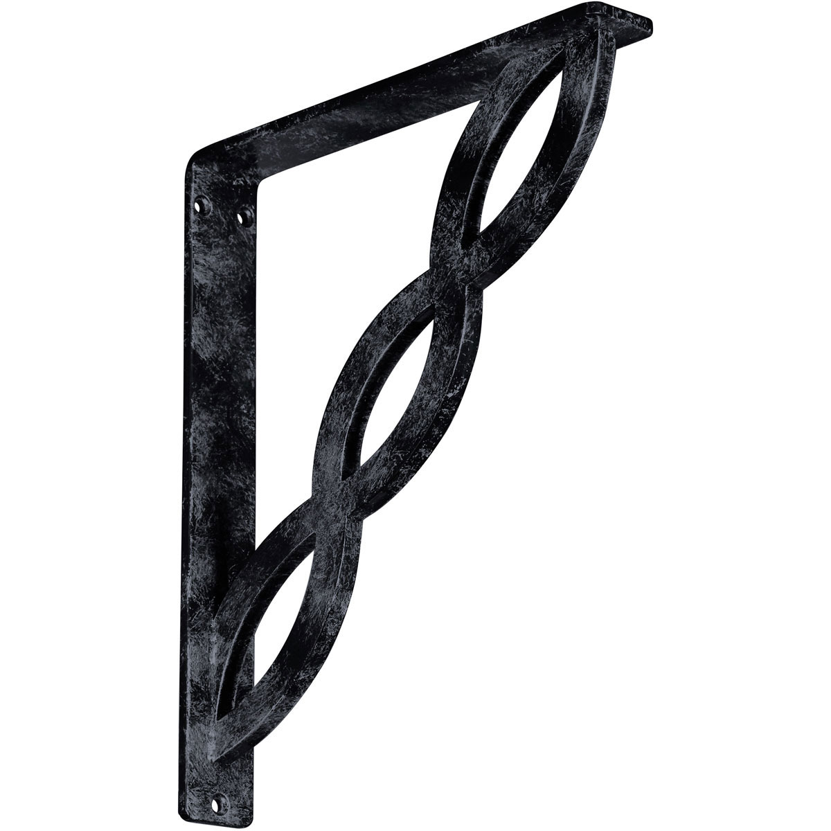 1 1/2"W X 10"D X 12"H Loera Wrought Iron , (Single Center Brace), Antiqued Brass Furniture > Cabinets & Storage > Ironing Centers Ekena Millwork 1 1/2"W x 10"D x 12"H Antiqued Pewter
