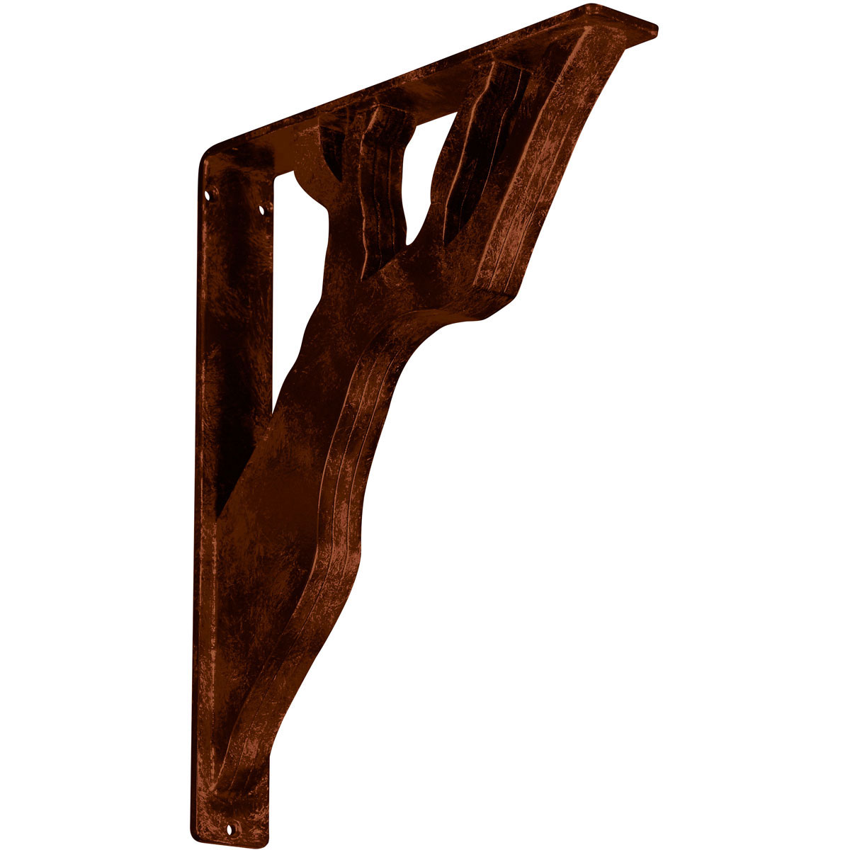 1 1/2"W X 12"D X 15"H Damon Wrought Iron , (Single Center Brace), Antiqued Copper Furniture > Cabinets & Storage > Ironing Centers Ekena Millwork 2" W x 12" D x 15" H Antiqued Copper