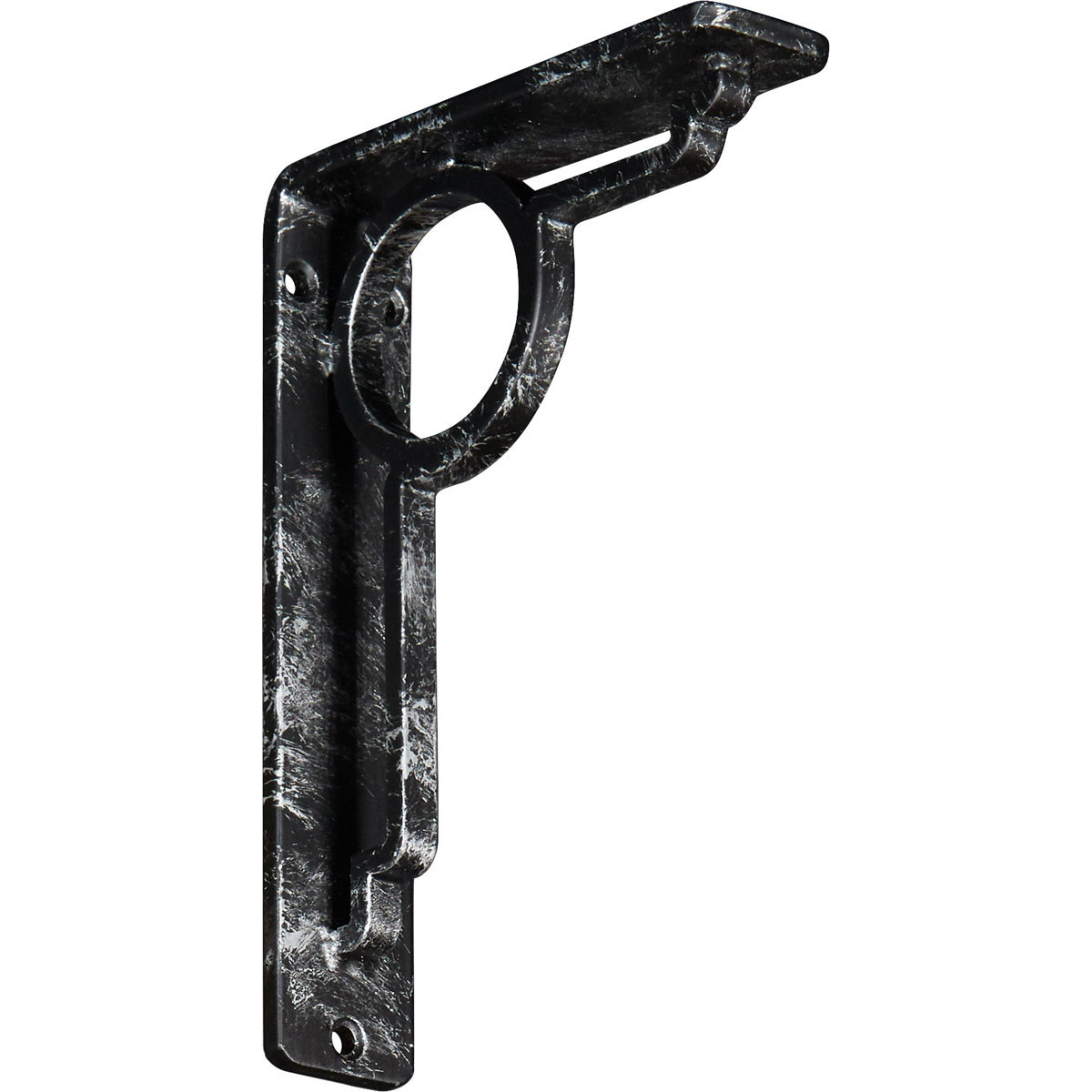 1 1/2"W X 7 1/2"D X 10"H Maria Wrought Iron , (Single Center Brace), Antiqued Brass Furniture > Cabinets & Storage > Ironing Centers Ekena Millwork 1 1/2"W x 5 1/2"D x 8"H Antiqued Silver
