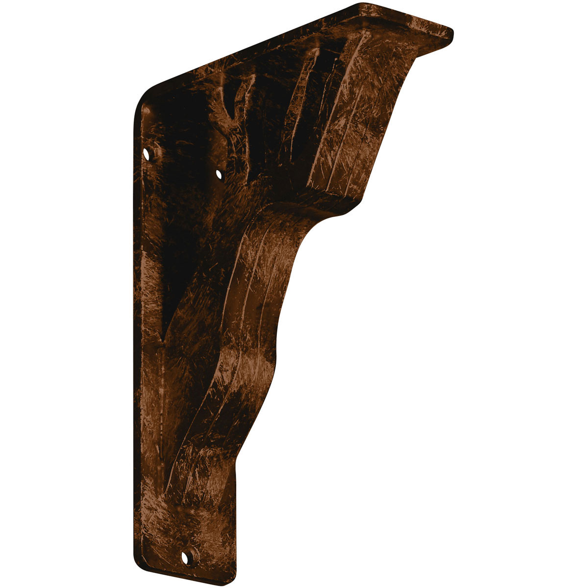 1 1/2"W X 12"D X 15"H Damon Wrought Iron , (Single Center Brace), Antiqued Copper Furniture > Cabinets & Storage > Ironing Centers Ekena Millwork 2"W x 5 1/2"D x 8"H Antiqued Bronze