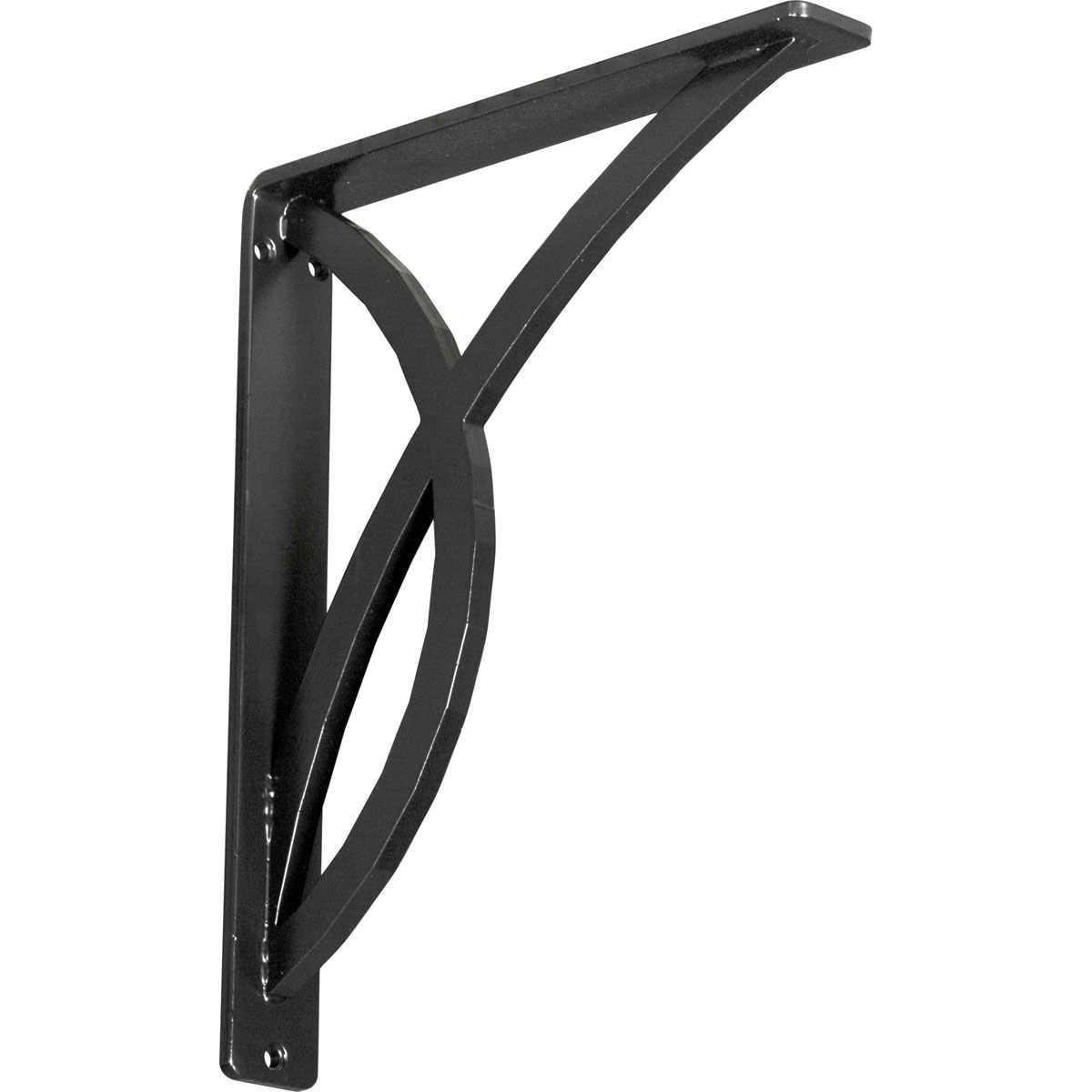 1 1/2"W X 7 1/2"D X 10"H Miller Wrought Iron , (Single Center Brace), Antiqued Bronze Furniture > Cabinets & Storage > Ironing Centers Ekena Millwork 1 1/2"W x 10"D x 12"H Antiqued Bronze