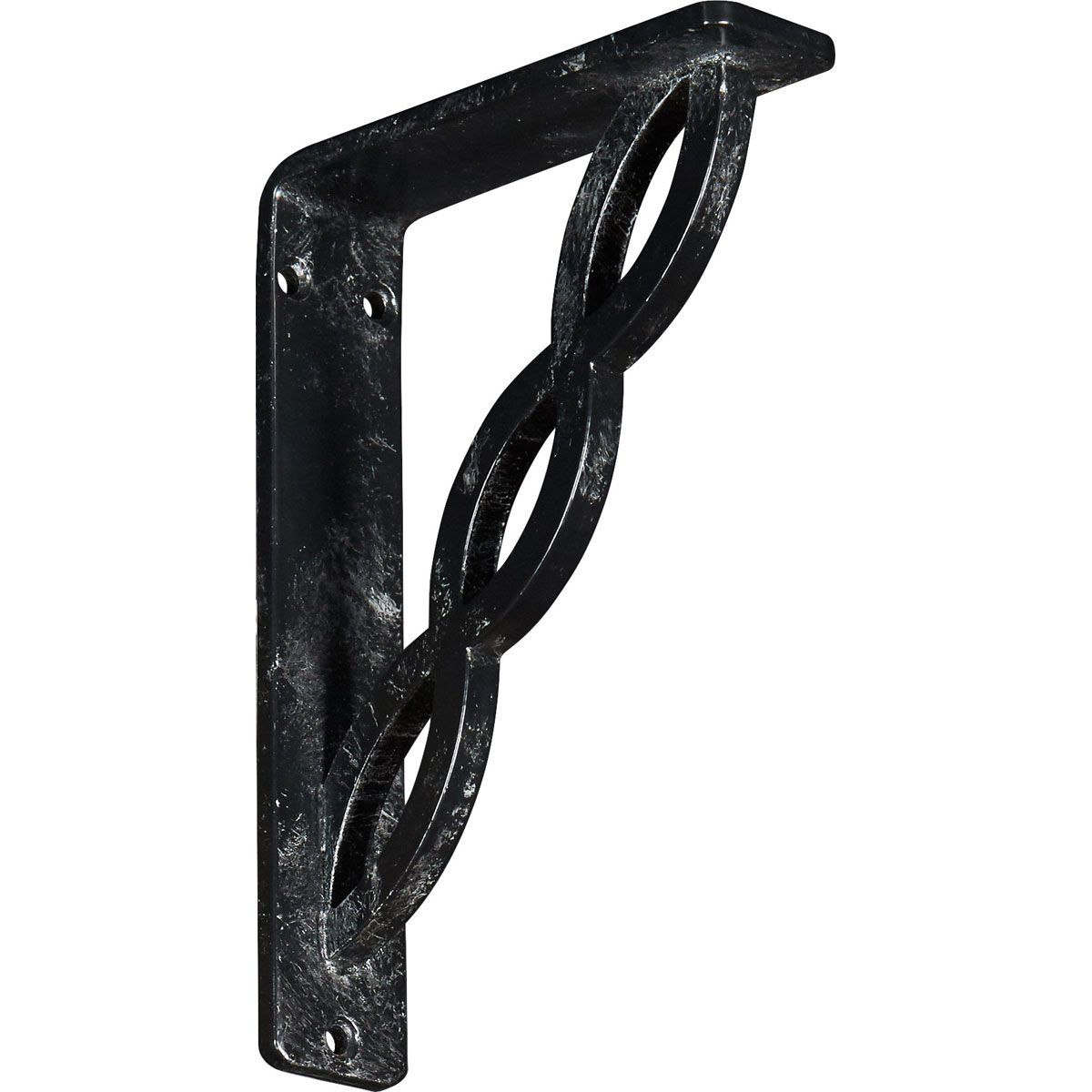 1 1/2"W X 10"D X 12"H Loera Wrought Iron , (Single Center Brace), Antiqued Brass Furniture > Cabinets & Storage > Ironing Centers Ekena Millwork 1 1/2"W x 5 1/2"D x 8"H Antiqued Silver