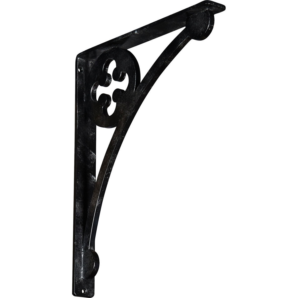 1 1/2"W X 12"D X 15"H Crawley Wrought Iron , (Single Center Brace), Antiqued Copper Furniture > Cabinets & Storage > Ironing Centers Ekena Millwork 1 1/2"W x 12"D x 15"H Antiqued Silver