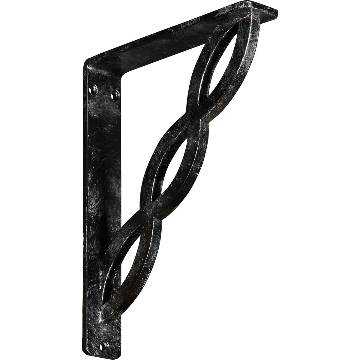 1 1/2"W X 10"D X 12"H Loera Wrought Iron , (Single Center Brace), Antiqued Brass Furniture > Cabinets & Storage > Ironing Centers Ekena Millwork 1 1/2"W x 7 1/2"D x 10"H Antiqued Silver