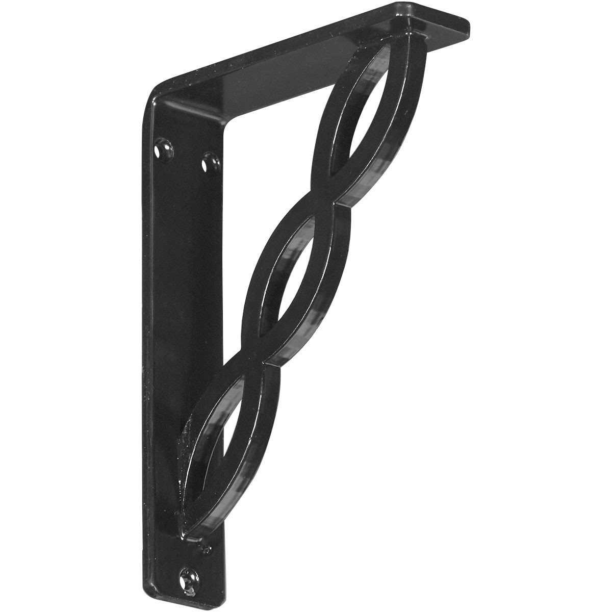 1 1/2"W X 10"D X 12"H Loera Wrought Iron , (Single Center Brace), Antiqued Brass Furniture > Cabinets & Storage > Ironing Centers Ekena Millwork 1 1/2"W x 5 1/2"D x 8"H Powder Coated Black