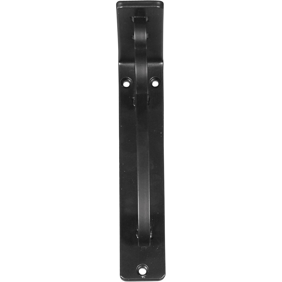 1 1/2"W X 5 1/2"D X 8"H Avery Wrought Iron Bracket, (Single Center Brace), Powder Coated Black