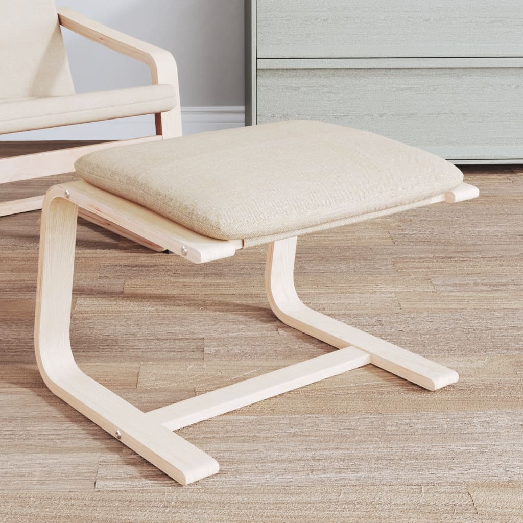 Footstool 20."X6."X5.7" Fabric