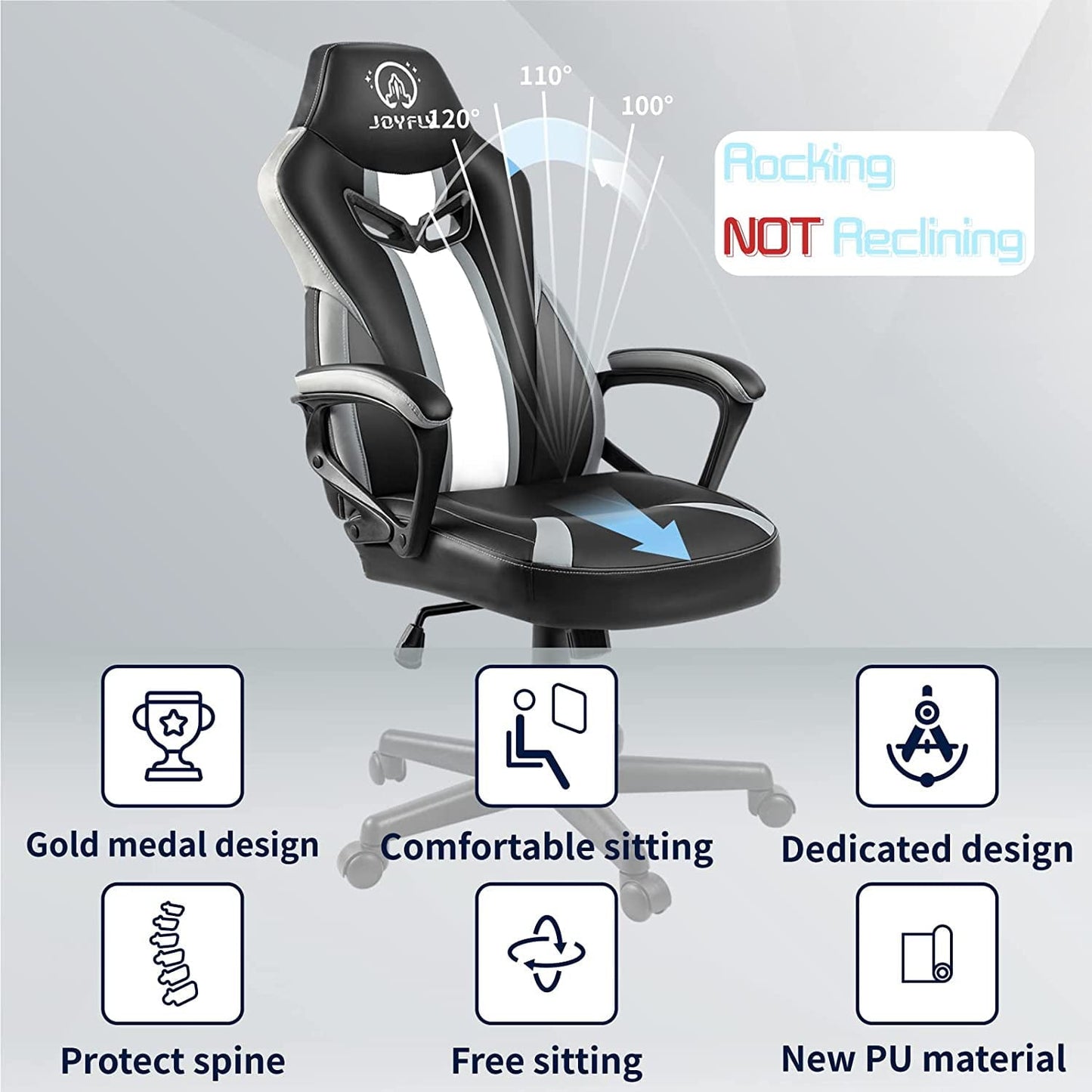 Gaming Chair for Kids, Gamer Chair for Teens Adults Computer Chair for Girls Video Game Chairs Silla Gamer Ergonomic PC Chair
