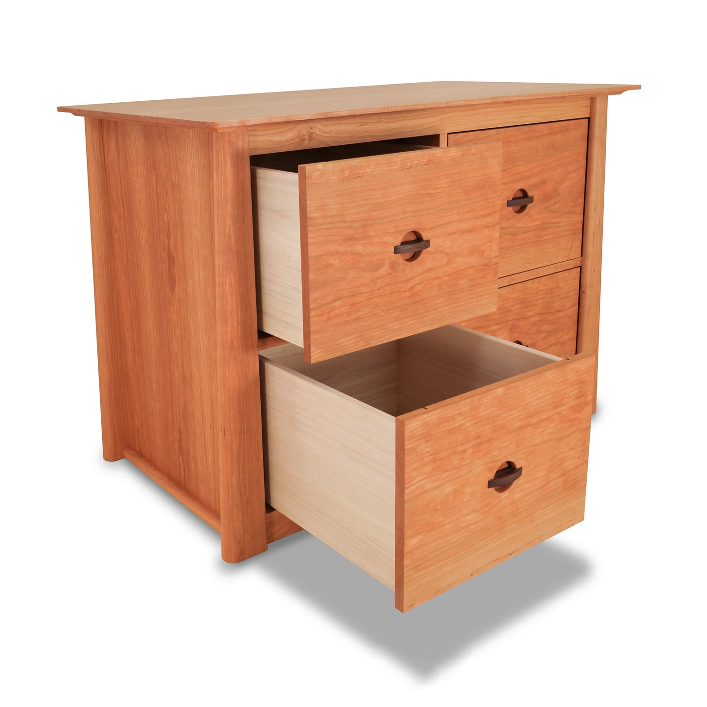 Cherry Moon 4-Drawer File Credenza