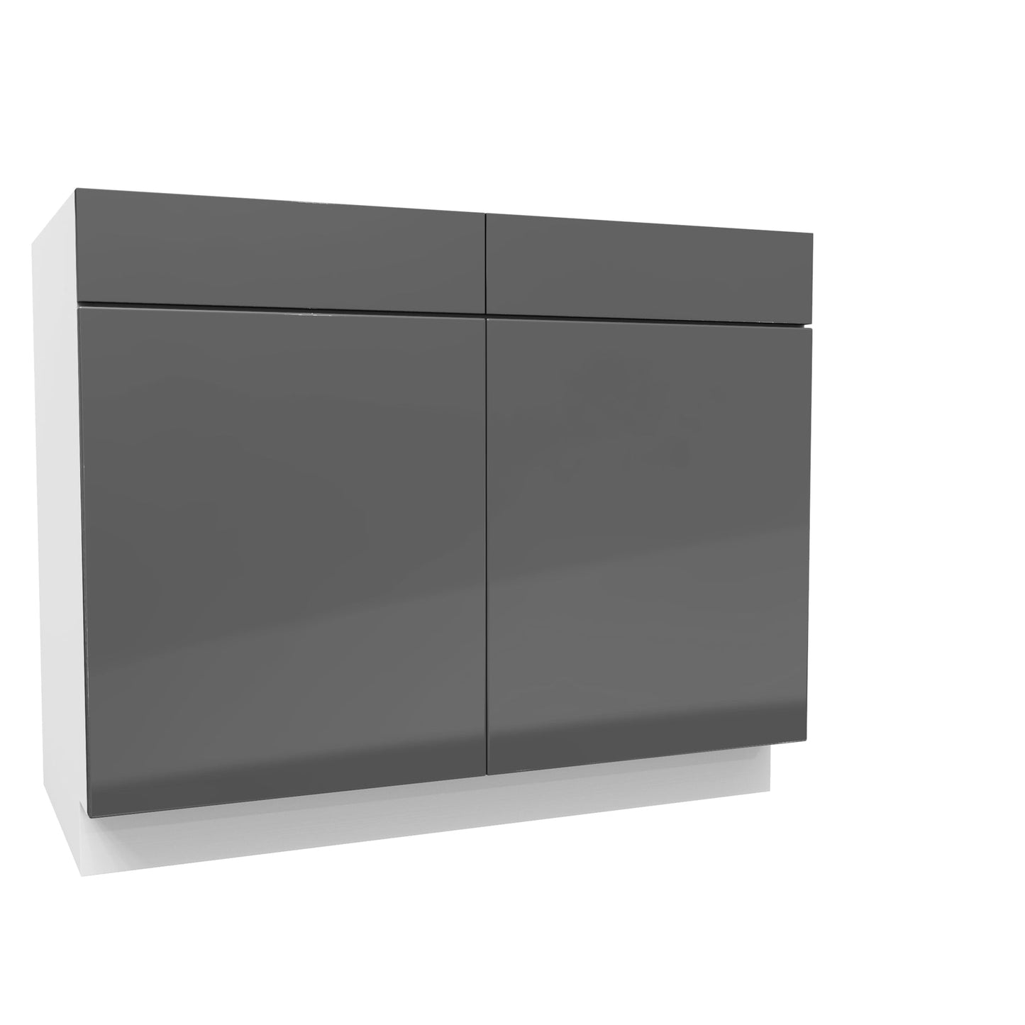 Sink Base Cabinet | Milano Slate | 42W x 34.5H x 24D