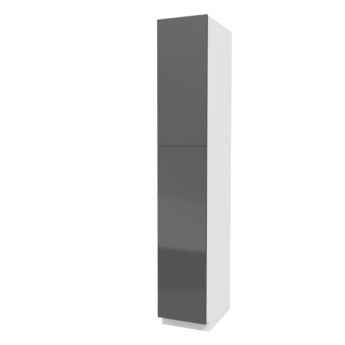 Utility Cabinet | Milano Slate | 15W x 90H x 24D