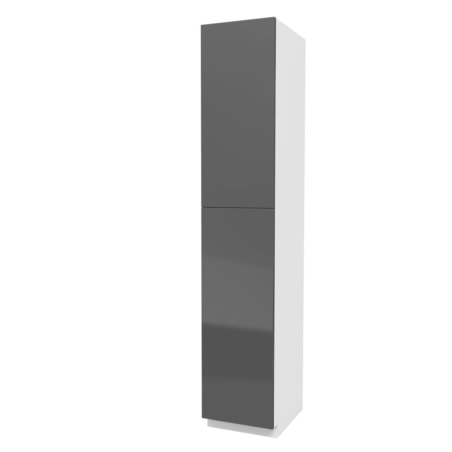 Utility Cabinet | Milano Slate | 18W x 96H x 24D