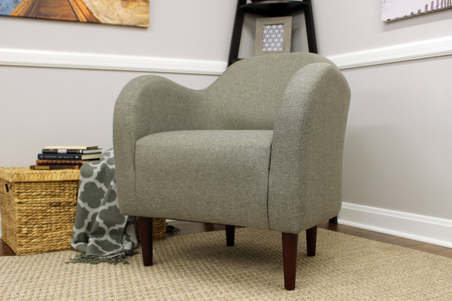 Fox Hill Julian Mid-Century Accent Chair, Multiple Colors
