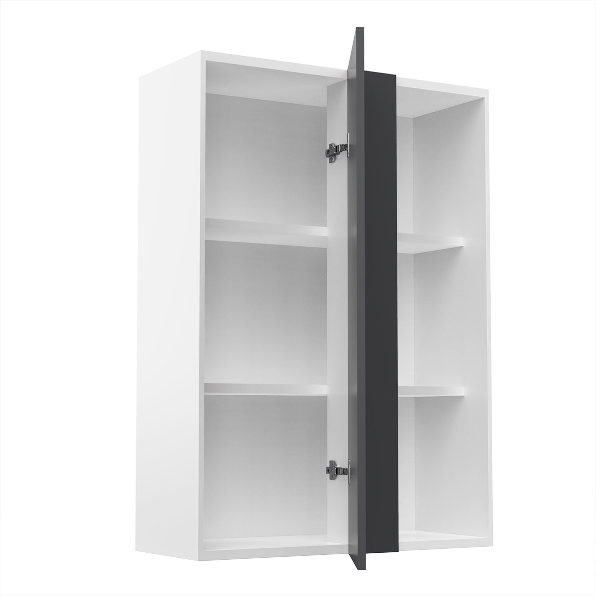 RTA - Glossy Grey - Wall Blind Corner Cabinet | 30"W x 42"H x 12"D