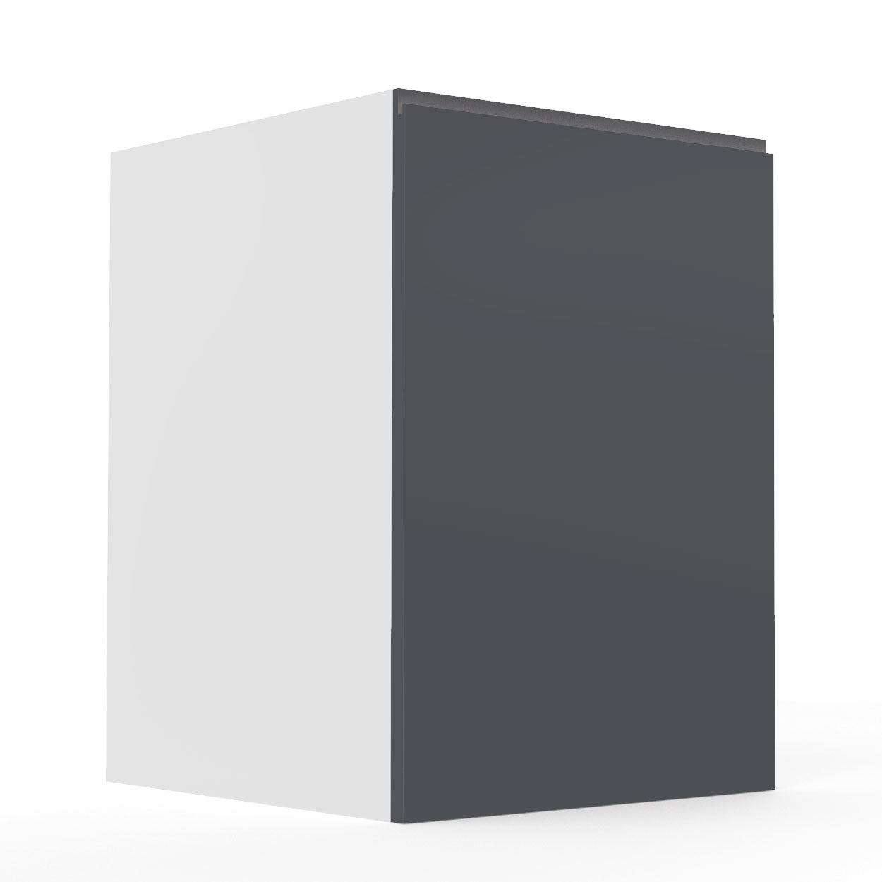 RTA - Lacquer Grey - Full Height Single Door Base Cabinets | 21"W x 30"H x 23.8"D