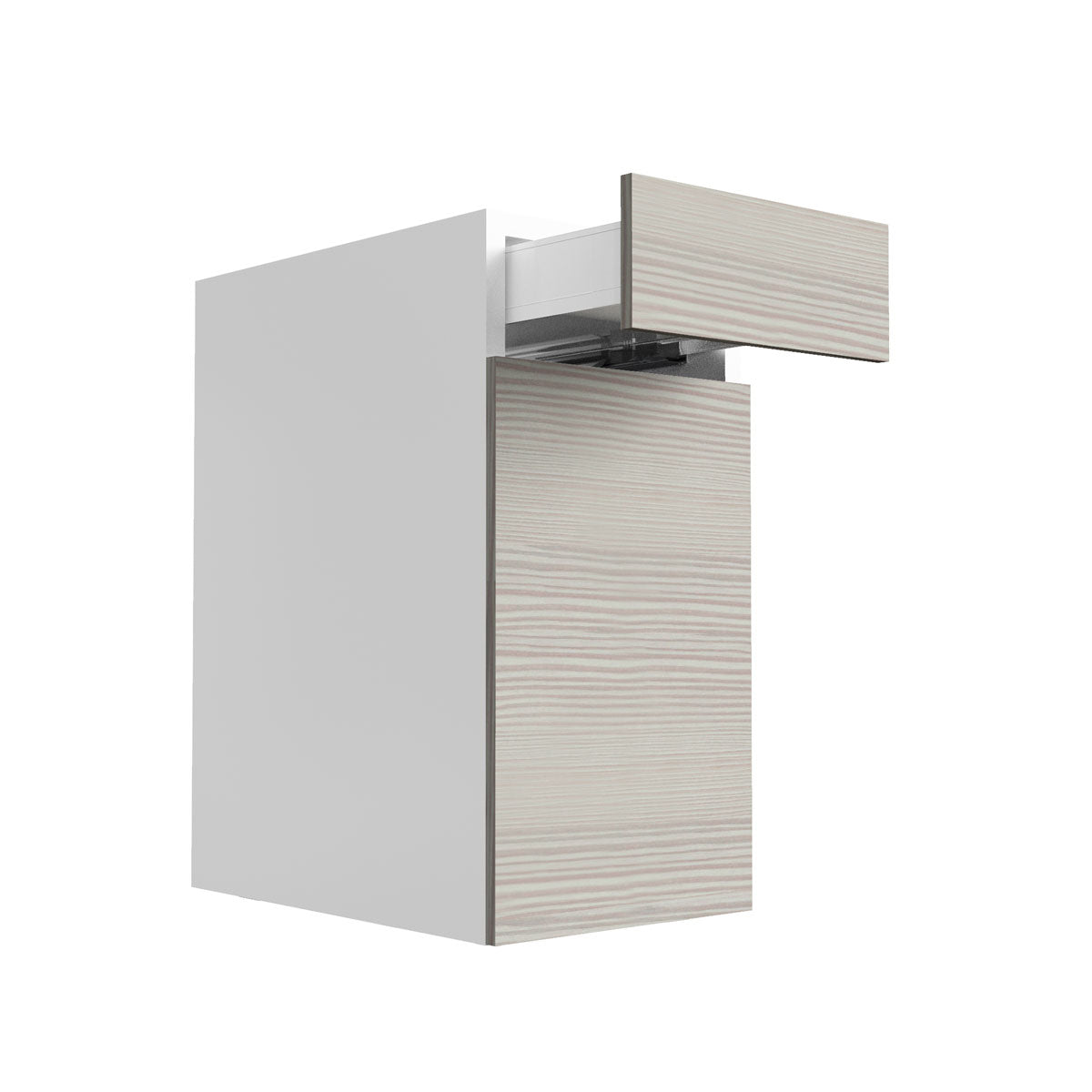 RTA - Pale Pine - Single Door Base Cabinets | 15"W x 34.5"H x 24"D