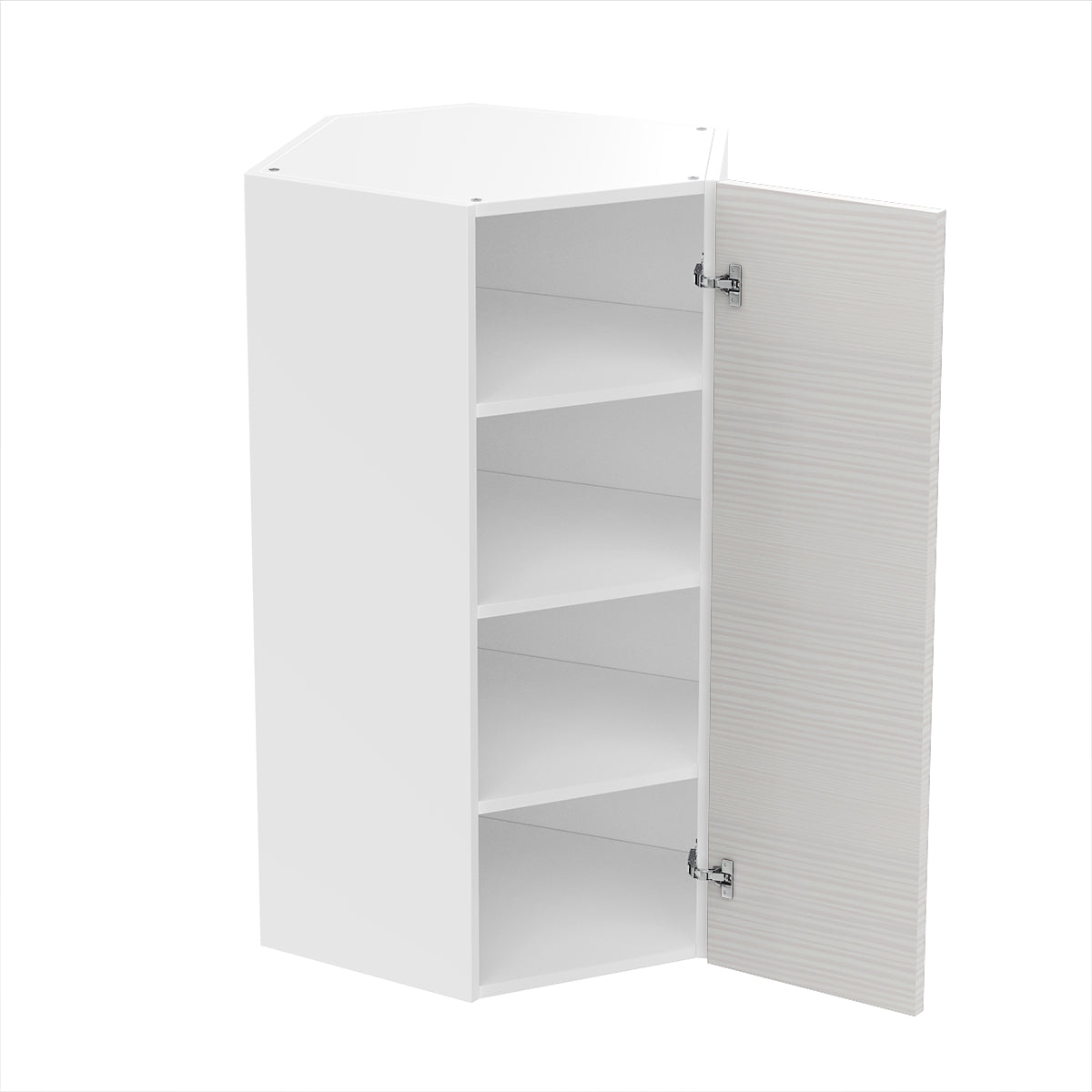 RTA - Pale Pine - Diagonal Wall Cabinets | 24"W x 42"H x 12"D