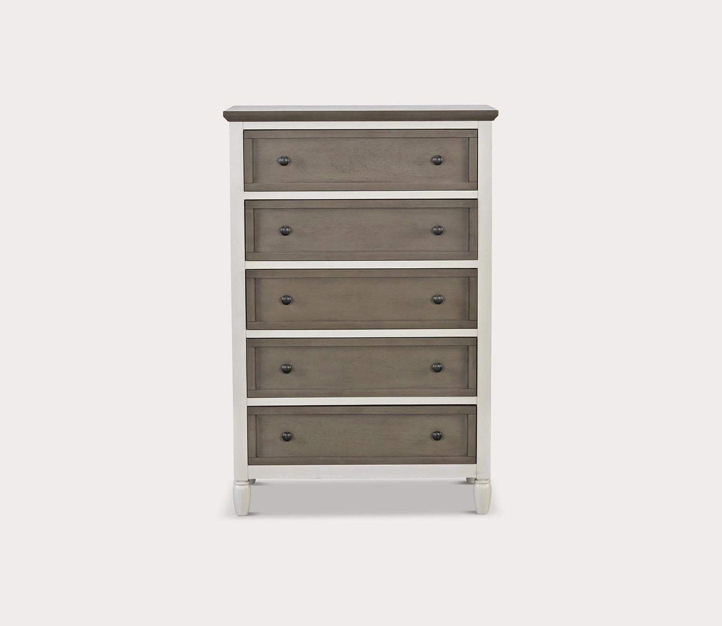 Delnoir Driftwood 5-Drawer Dresser