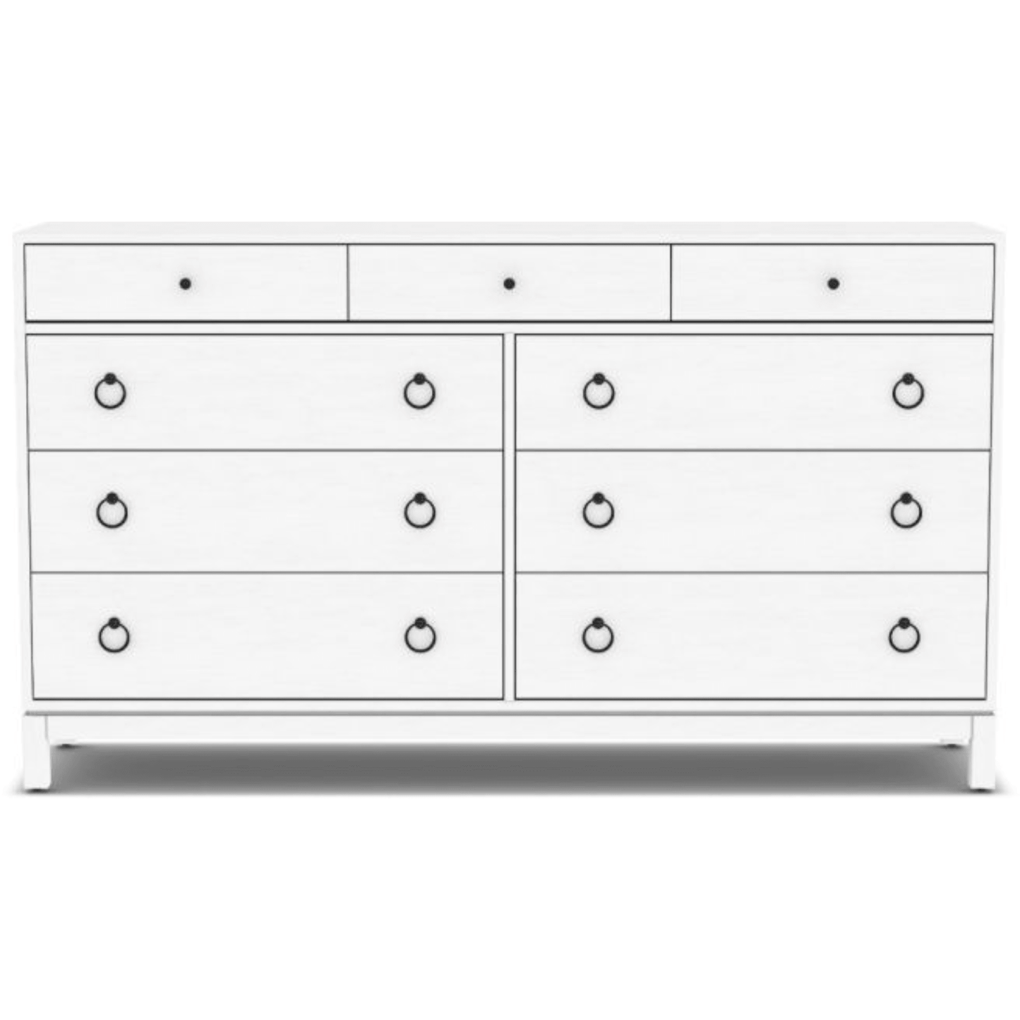 Tomlin Nine Drawer Dresser - Sea Green Designs