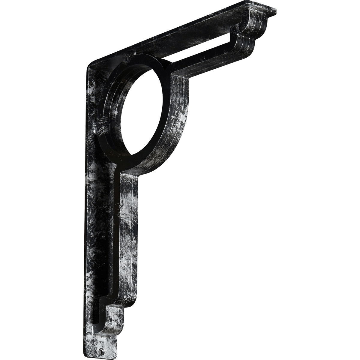 1 1/2"W X 7 1/2"D X 10"H Maria Wrought Iron , (Single Center Brace), Antiqued Brass Furniture > Cabinets & Storage > Ironing Centers Ekena Millwork 2" W x 12" D x 15" H Antiqued Silver