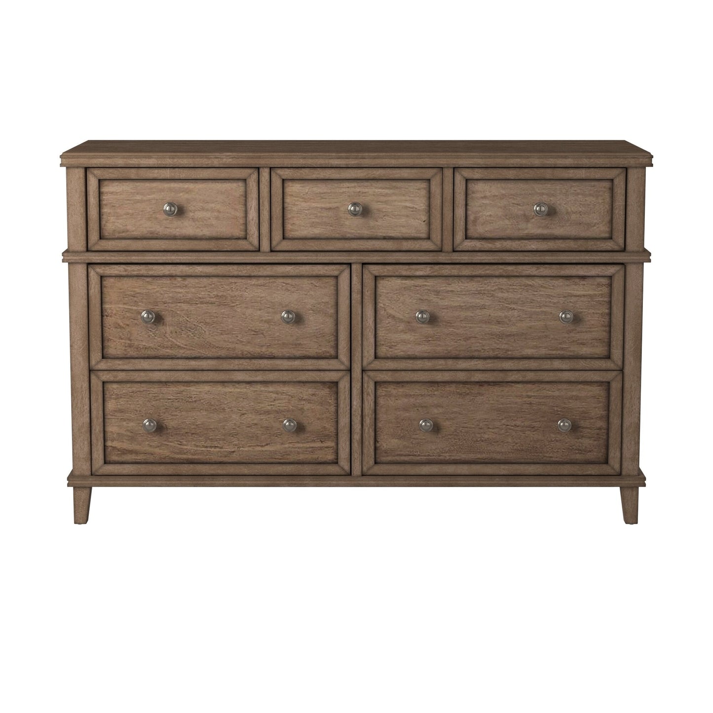 Skyline Decor Potter 7 Drawer Dresser, French Truffle