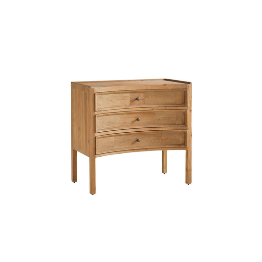 Curved Drawer Pine Chest