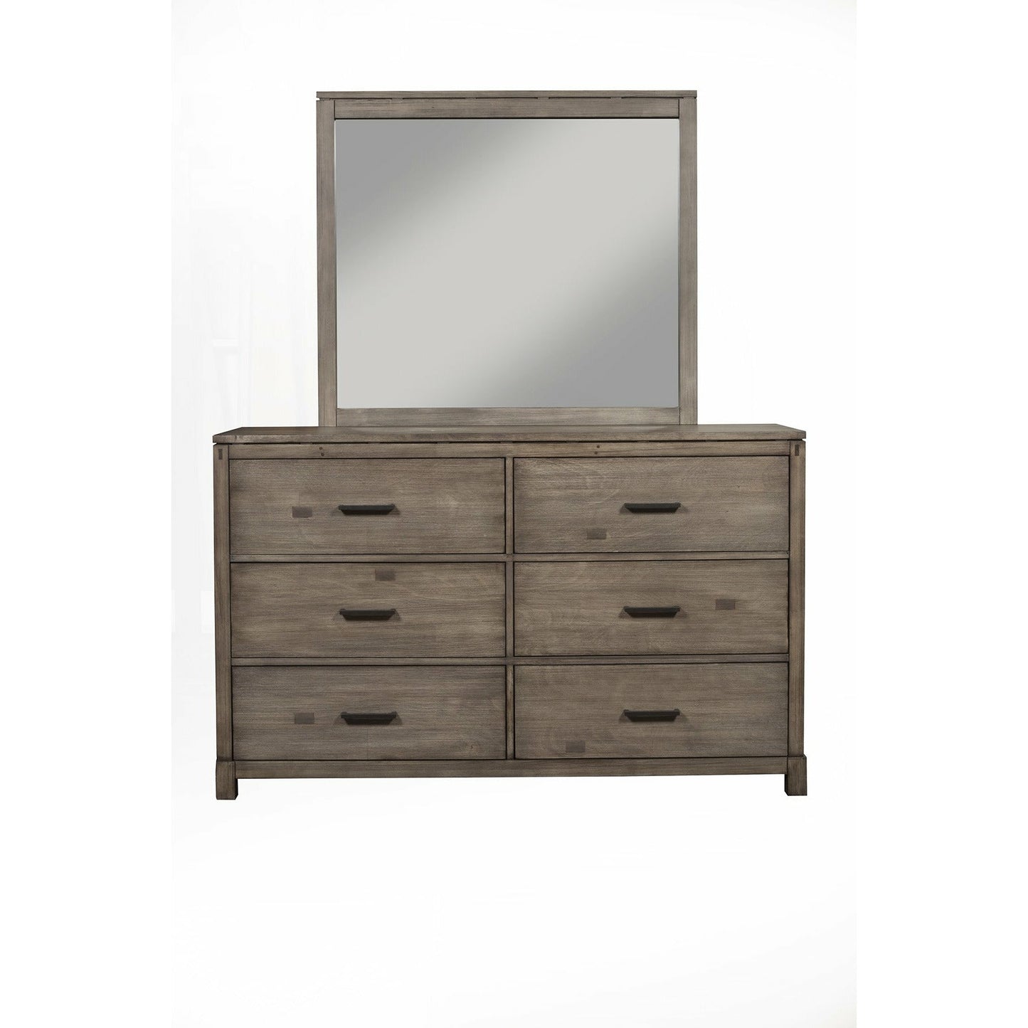Skyline Decor Sydney 6 Drawer Dresser, Weathered Grey