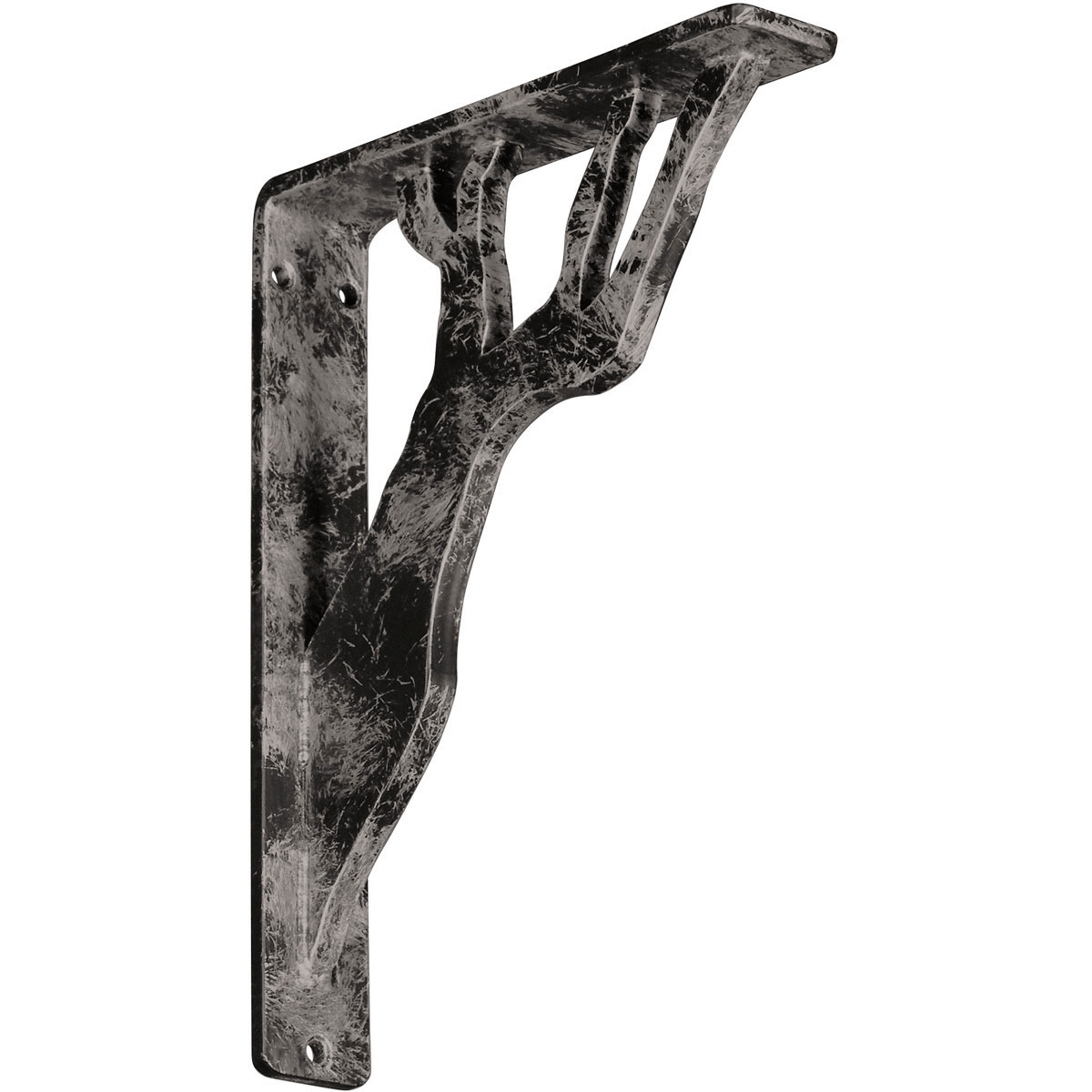 2"W X 12"D X 15"H Damon Wrought Iron , (Triple Center Brace), Antiqued Bronze Furniture > Cabinets & Storage > Ironing Centers Ekena Millwork 1 1/2"W x 7 1/2"D x 10"H Antiqued Warm Silver