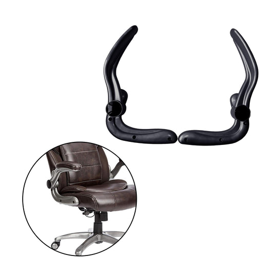 2x Universal Office Chair Armrest Replacement Armrest Gaming Chair Arms Accessories Black