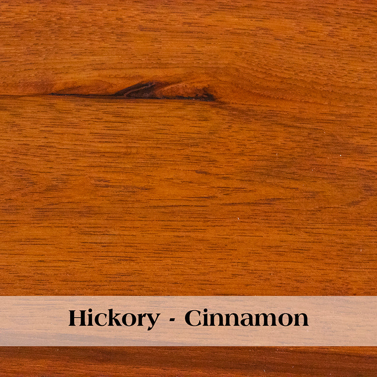 Fireside Lodge Hickory Open Bookshelf with Twig Accents
